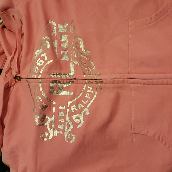 Polo RL jeans silver foil zip up - Picture 2 of 8